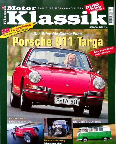 Deckblatt Motor Klassik (04/2000)